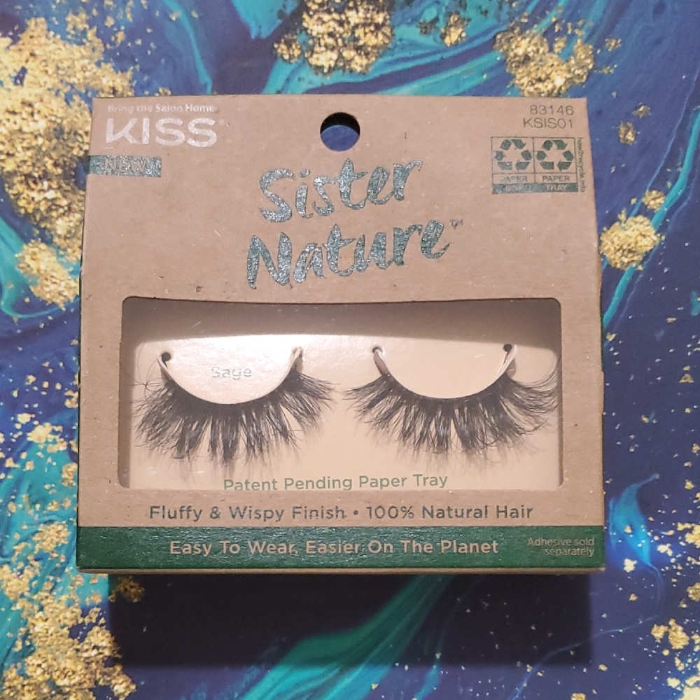 KISS Sister Nature Lashes, Sage, one pair